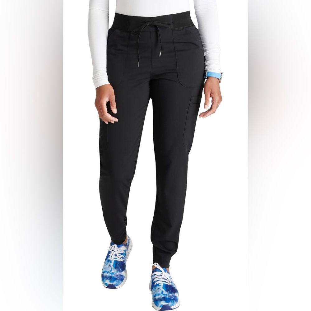 Cherokee Women Mid-Rise Pull-On Scrub Jogger Pant